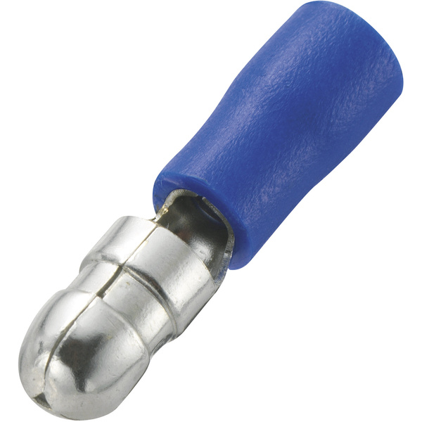 Cosse cylindrique mâle TRU COMPONENTS MPD2-195 738490 1.50 mm² 2.50 mm² Ø de la broche: 5 mm partiellement isolé bleu 100 pc(s)