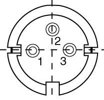 Binder 99-2006-210-03 Rundstecker Buchse, gerade Gesamtpolzahl: 3 Serie (Rundsteckverbinder): 581 1St.