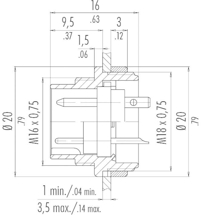 Binder 09-0315-00-05 Rundstecker Stecker, Einbau Gesamtpolzahl: 5 Serie (Rundsteckverbinder): 680 1St.
