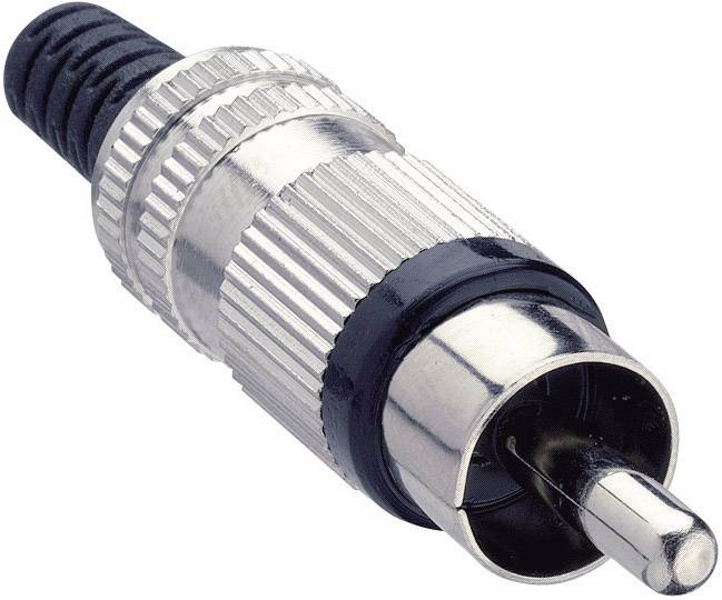 Lumberg STO 2 SCHWARZ Cinch-Steckverbinder Stecker, gerade Polzahl: 2 Schwarz