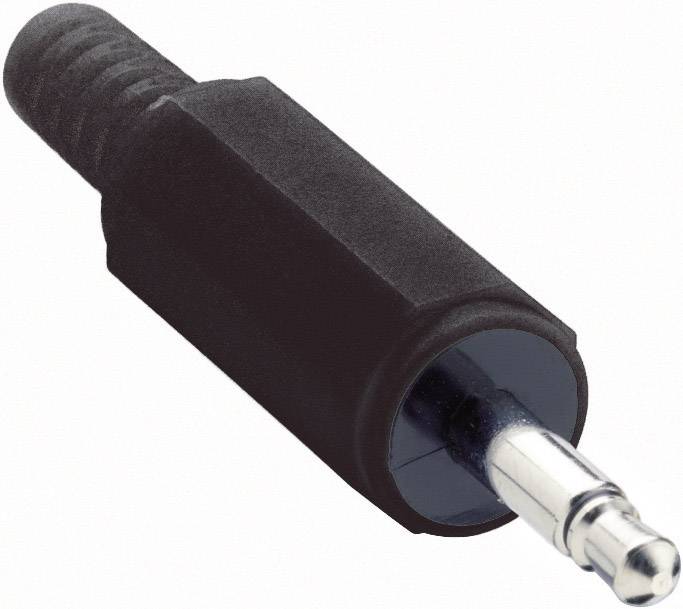 Lumberg 153206 Klinken-Steckverbinder 3.5 mm Stecker, gerade Polzahl: 2 Mono Schwarz