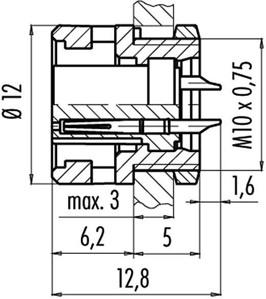 Binder 09-0998-00-05 Rundstecker Buchse, Einbau Gesamtpolzahl: 5 Serie (Rundsteckverbinder): 710 1St.