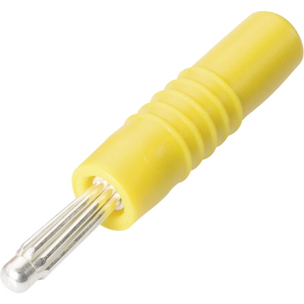 Schnepp S 4000 L Büschelstecker Stecker, gerade Stift-Ø: 4 mm Gelb Schnepp S 4000 L Büschelstecker Stecker, gerade Stift-Ø: 4 mm Gelb