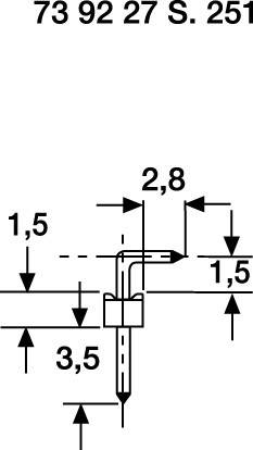 TRU Components Stiftleiste (Standard) Anzahl Reihen: 1 Polzahl je Reihe: 20 1580938