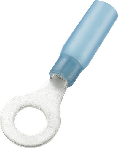 TRU Components 739264 Ringkabelschuh mit Schrumpfschlauch Querschnitt (max.)=2.50mm² Loch-Ø=6.3mm
