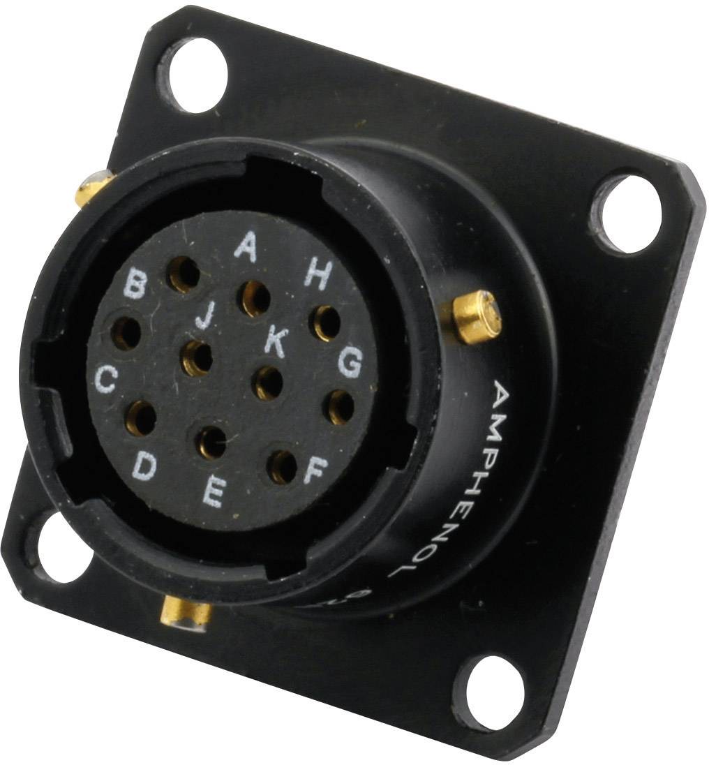 Amphenol 62IN 12E 12 10S 624 Rundstecker Buchse, Einbau Gesamtpolzahl: 10 Serie (Rundsteckverbinder