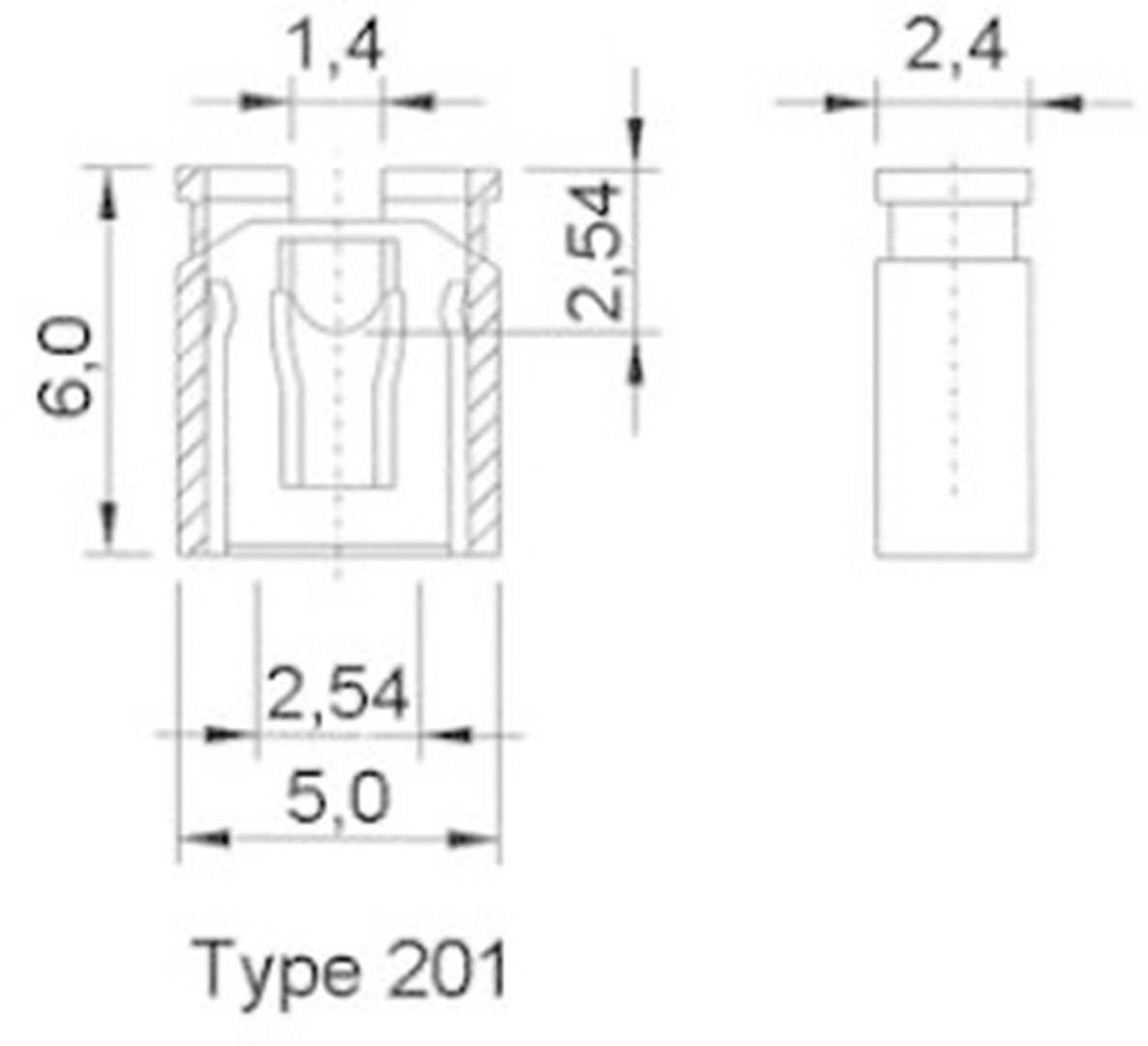 TRU Components TC-03305-201-10-00 TC-03305-201-10-00 Kurzschlussbrücke Rastermaß: 2.54mm Polzahl je Reihe:2 Inhalt