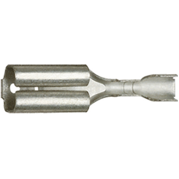 Klauke 18201A Flachsteckhülse Steckbreite: 2.8mm Steckdicke: 0.8mm 180° Unisoliert Metall