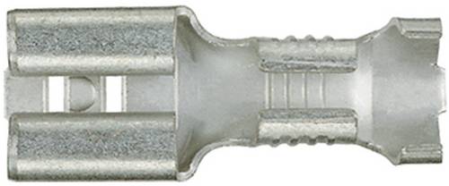 Klauke 1750 Flachsteckhülse Steckbreite: 6.3 mm Steckdicke: 0.8 mm 180 ° Unisoliert Metall