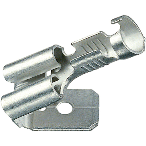 Cosse clip 6.3 mm x 0.8 mm Klauke 1730AZ avec dérivation 180 ° non isolé métal
