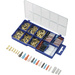 TRU Components 739647 Quetschverbinder-Sortiment 0.104 mm² 2.50 mm² Transparent, Schwarz, Rot, Blau