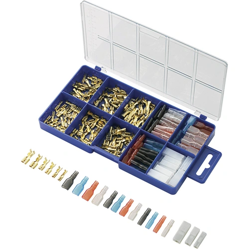TRU Components 739647 Quetschverbinder-Sortiment 0.104 mm² 2.50 mm² Transparent, Schwarz, Rot, Blau TRU Components 739647 Quetschverbinder-Sortiment 0.104 mm² 2.50 mm² Transparent, Schwarz, Rot, Blau
