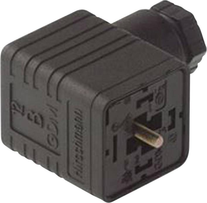 Rechteck-Steckverbinder GDM - Serie Schwarz GDM 3016 Pole:3 + PE 934 395-100-1 Hirschmann Inhalt: 1 St.