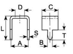 Vogt Verbindungstechnik 1098a.68 Lötbrücke Kontaktoberfläche verzinnt (L x B) 6.3mm x 5.5mm
