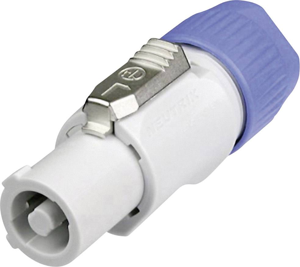 Neutrik NAC3FCB Netz-Steckverbinder powerCON Buchse, gerade Gesamtpolzahl: 2 + PE 20 A Grau 1 St.