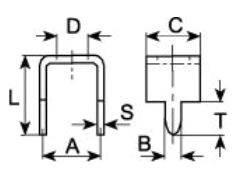 Vogt Verbindungstechnik 1098l.68 Lötbrücke Kontaktoberfläche verzinnt