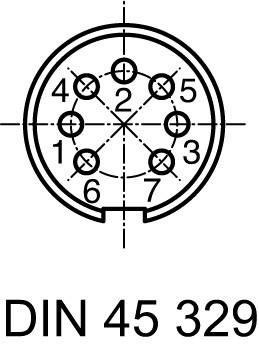 Amphenol C091 31D107 100 2 Rundstecker Kupplung, gerade Gesamtpolzahl: 7 Serie (Rundsteckverbinder): C091 1St.