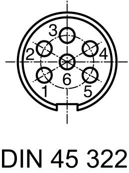 Amphenol T 3427 000 Rundstecker Buchse, Einbau Gesamtpolzahl: 6 Serie (Rundsteckverbinder): C091 1