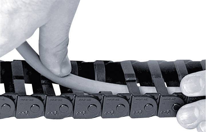 igus Easy Chain® E-Kette® E16.4 E16.4.075.0 Energieführungskette Druckknopfprinzip, UL94-V2 Klassifizierung