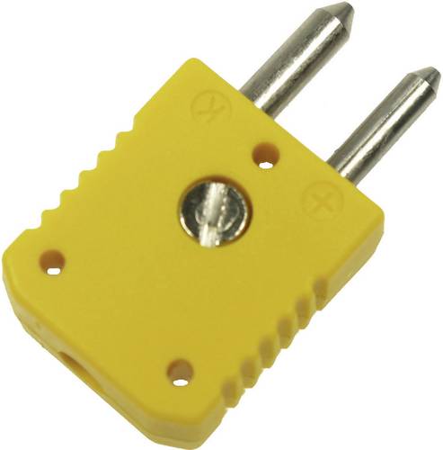 B + B Thermo-Technik 0220 0004 Standardstecker Typ K, gelb Gelb Inhalt: 1 St.
