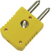 B + B Thermo-Technik 0220 0004 Standardstecker Typ K, gelb Gelb Inhalt: 1St.
