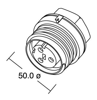Bulgin PX0931/05/S Rundstecker Buchse, Einbau Gesamtpolzahl: 5 Serie (Rundsteckverbinder): PX 1 St.