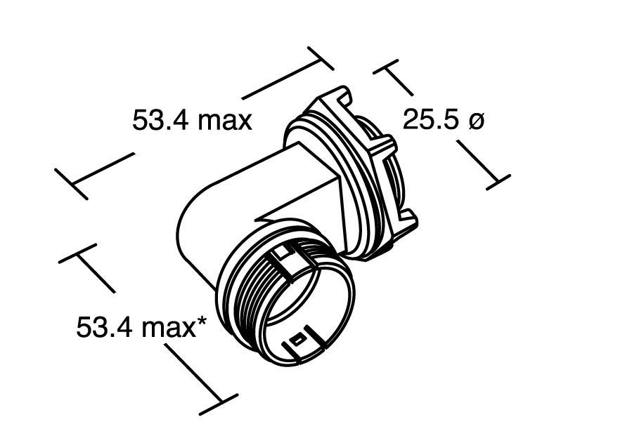Bulgin Rundstecker Serie (Rundsteckverbinder): PX08 1 St.