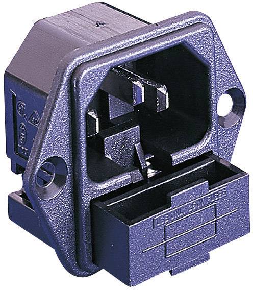 Bulgin PF0001/28 Kaltgeräte-Steckverbinder PF Stecker, Einbau vertikal Gesamtpolzahl: 2 + PE 10 A S