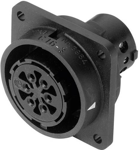 Amphenol C016 10G019 000 2 Rundstecker Buchse, Einbau Gesamtpolzahl: 19 + PE Serie (Rundsteckverbin
