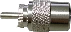 TRU Components 741035 UHF-Steckverbinder Stecker, gerade 75Ω 1St.