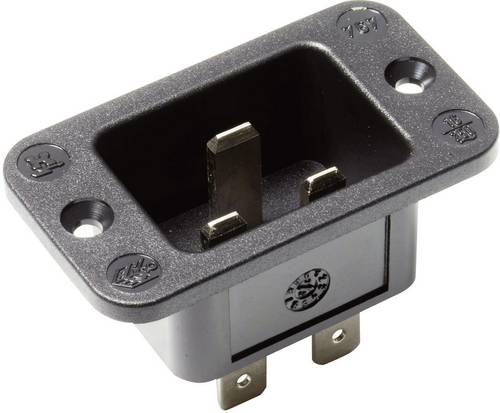 Kaiser 767/63/sw/C Kaltgeräte-Steckverbinder 767 Stecker, Einbau vertikal Gesamtpolzahl: 2 + PE 16