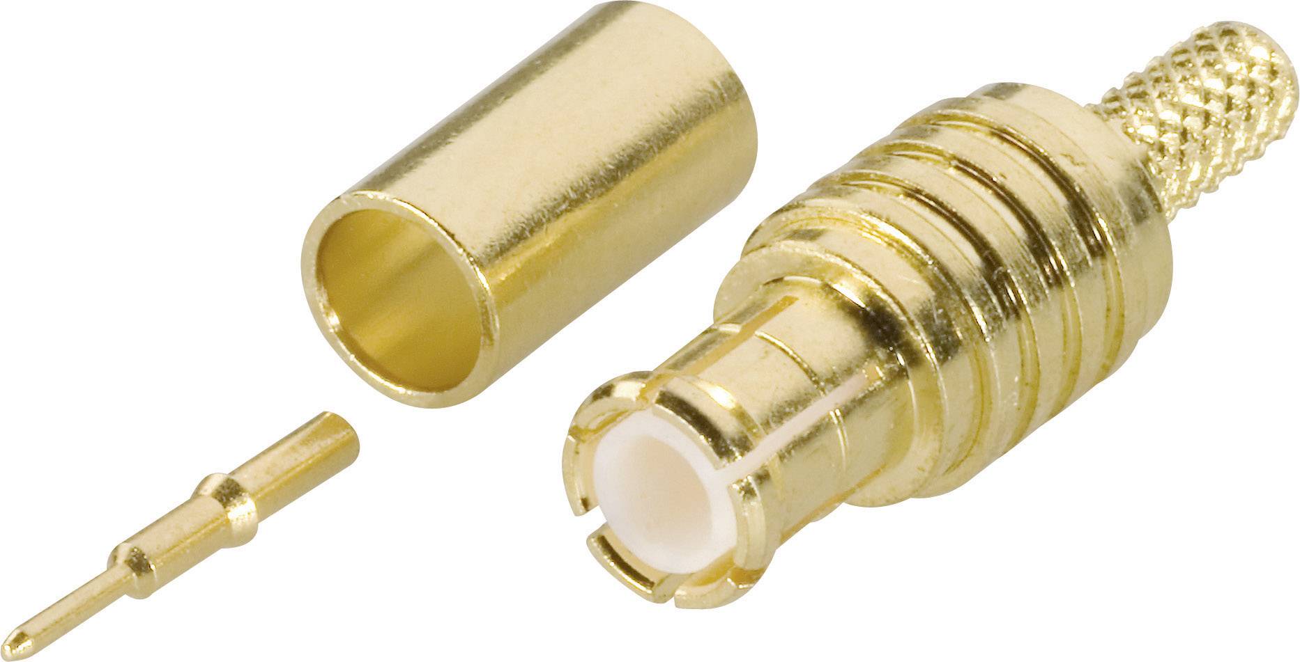 Amphenol MCX1121A1-3GT30G-5-50 MCX-Steckverbinder Stecker, gerade 50Ω 1St.