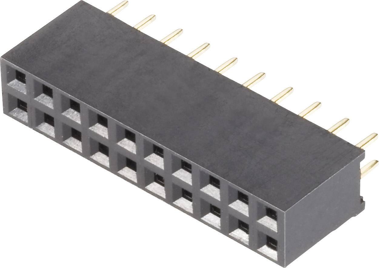 TRU Components Buchsenleiste (Standard) Anzahl Reihen: 2 Polzahl je Reihe: 10 1580883