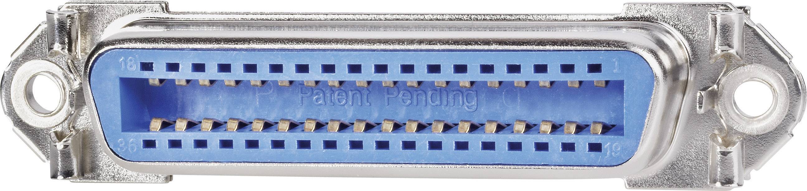 Seriell Adapter [1x Centronics-Buchse - 1x Centronics-Buchse]  Blau