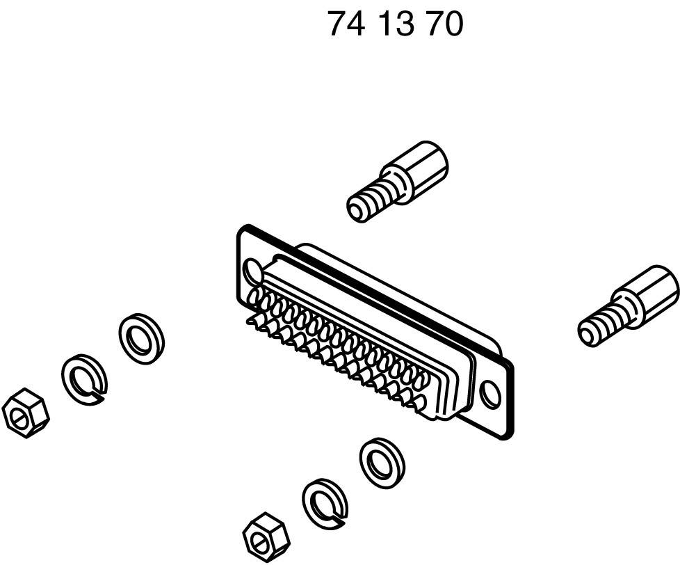 BKL Electronic 10120291 10120291 Halterungsbolzen Silber 8 Teile