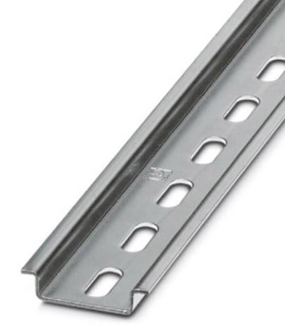 Metallschiene mit regelmäßigen ovalen Löchern, geeignet zur Befestigung von Gegenständen oder zur Montage in Konstruktionen.