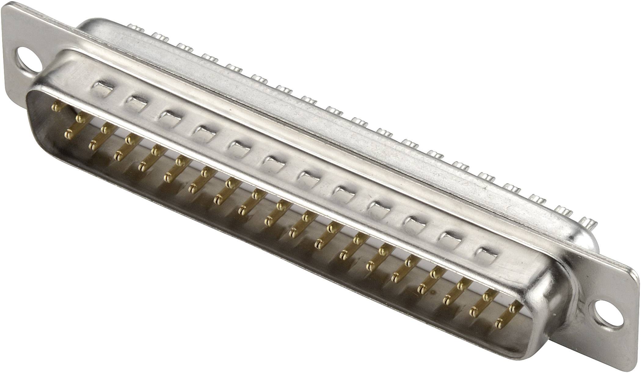 D-SUB Stiftleiste 180° Polzahl: 37 Lötkelch