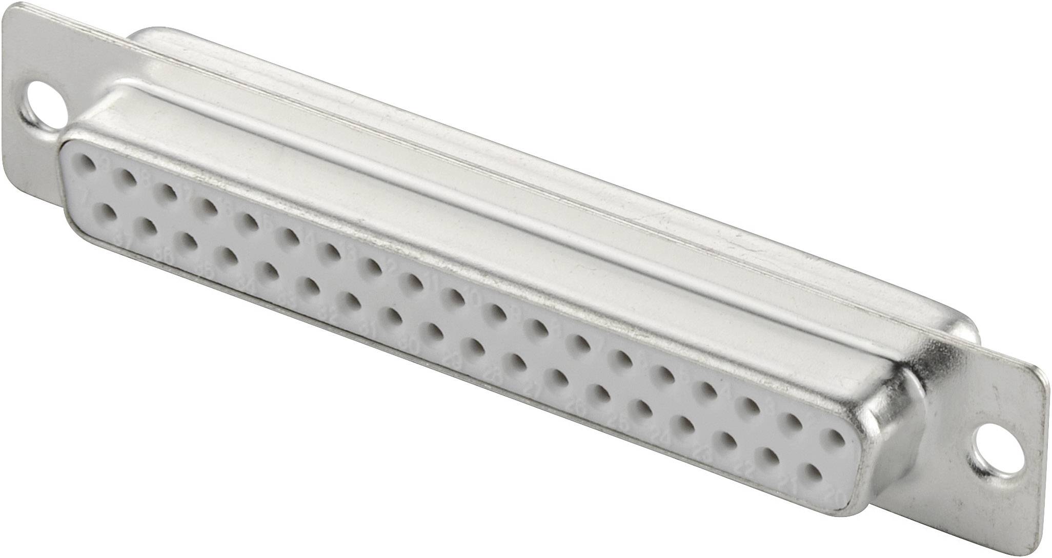 D-SUB Buchsenleiste 180° Polzahl: 15 Lötkelch