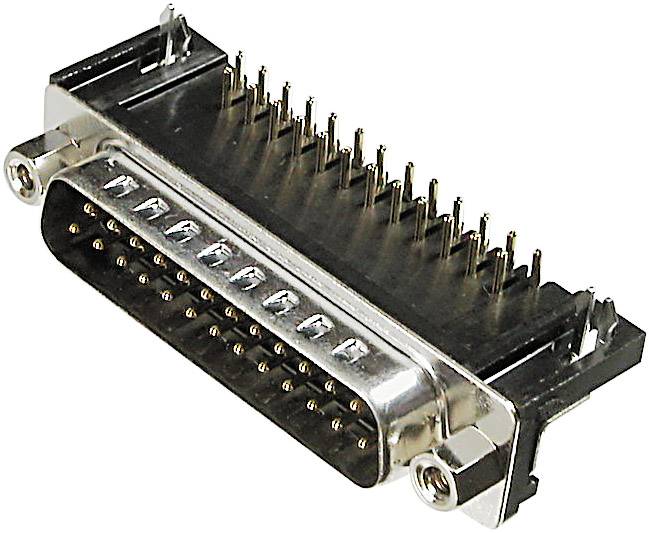 TRU Components TC-A-DS 09 A/KG-T1-203 1586489 D-SUB Stiftleiste Polzahl: 9 Löten