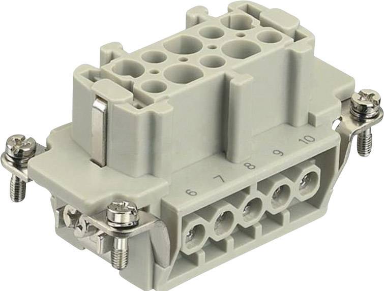 HARTING 09330102701 Buchseneinsatz Han® E 10 + PE Schrauben 1 St.