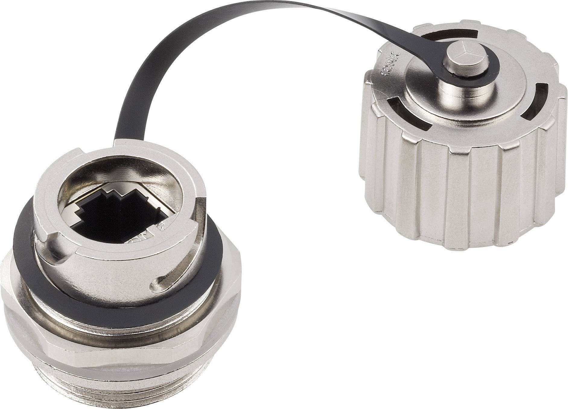 Conec 17-10011 Sensor-/Aktor-Einbausteckverbinder Kupplung, Einbau Polzahl Sensoren: 8P8C 1St.