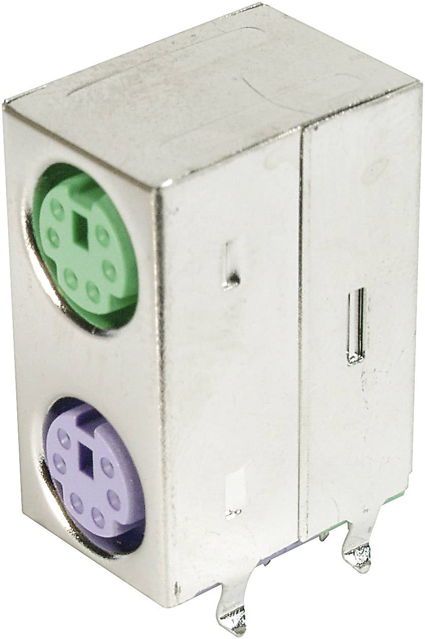 Assmann WSW Mini-DIN-Dual Port-Buchse, geschirmt geschirmt Pole: 6 Inhalt