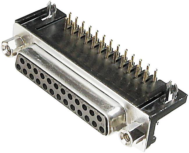 TRU COMPONENTS TC-A-DF 09 A/KG-T1-203 1586459 D-SUB Buchsenleiste Polzahl: 9 Löten 1 St.