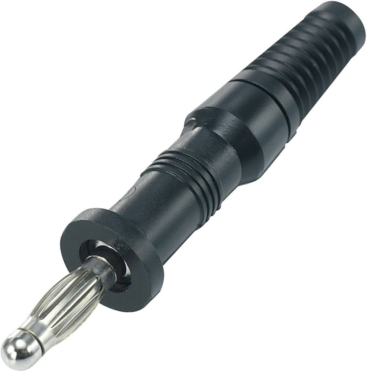 SCI R8-20A Lamellenstecker Stecker, gerade Stift-Ø: 4mm Schwarz