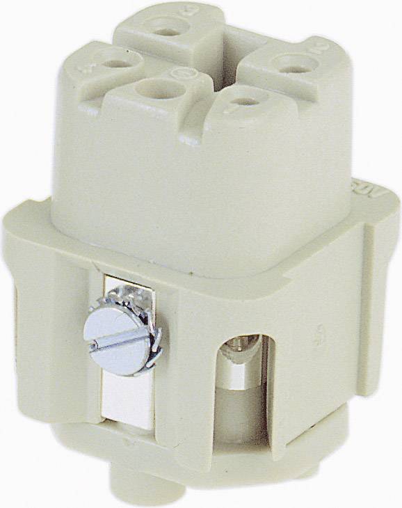 Harting 09200042711 Buchseneinsatz Han® A 4 + PE Schrauben 1St.