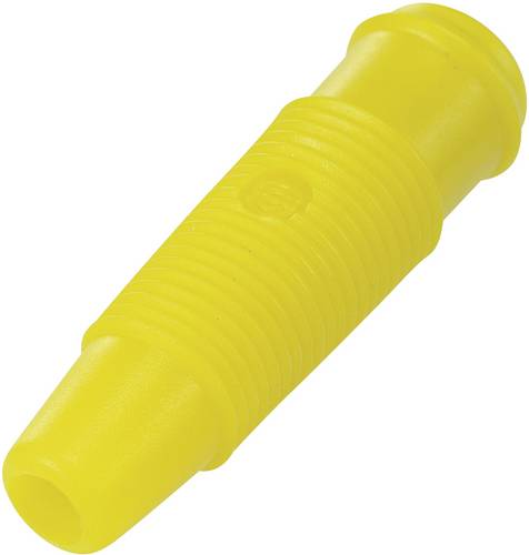 TRU Components TC-R8-107 Laborbuchse Buchse, gerade Stift-Ø: 4 mm Gelb