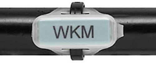 Weidmüller 1753490000 WKM 8/20 Leitermarkierer Beschriftungsfläche: 8 x 20mm Transparent Anzahl Ma