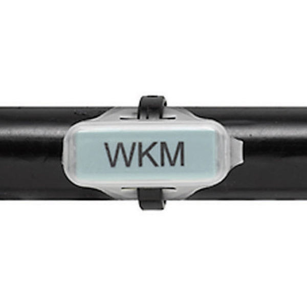 Weidmüller 1610700000-1 WKM 18/43 Leitermarkierer Beschriftungsfläche: 18 x 40mm Transparent