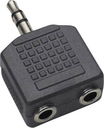 BKL Electronic 1102014 1102014 Klinke Audio Y-Adapter [1x Klinkenstecker 3.5mm - 2x Klinkenbuchse 3.