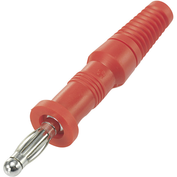 SCI R8-20A Lamellenstecker Stecker, gerade Stift-Ø: 4mm Rot